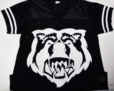 Image of Claas- Bear face female football jersey