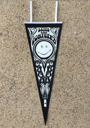 Image of Dazed and Confused Pennant Black
