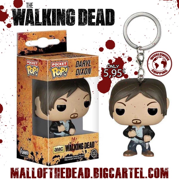 Image of DARYL DIXON - Funko Pop Keychain