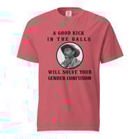 Image 7 of Gender Confusion Festus Quote - Unisex garment-dyed heavyweight t-shirt