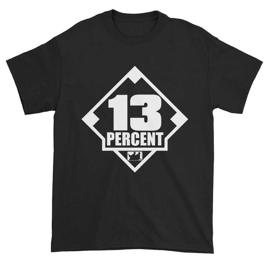 Image of 13 Percent Logo Tee (Available in 3 colors)