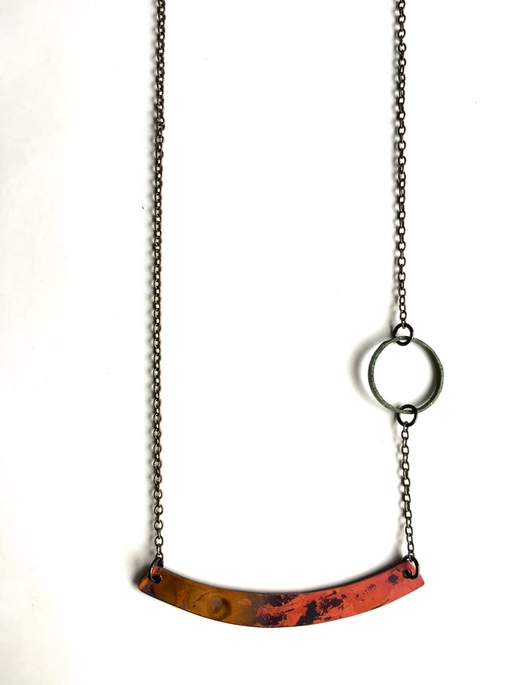 Image of Heat Patina Necklace