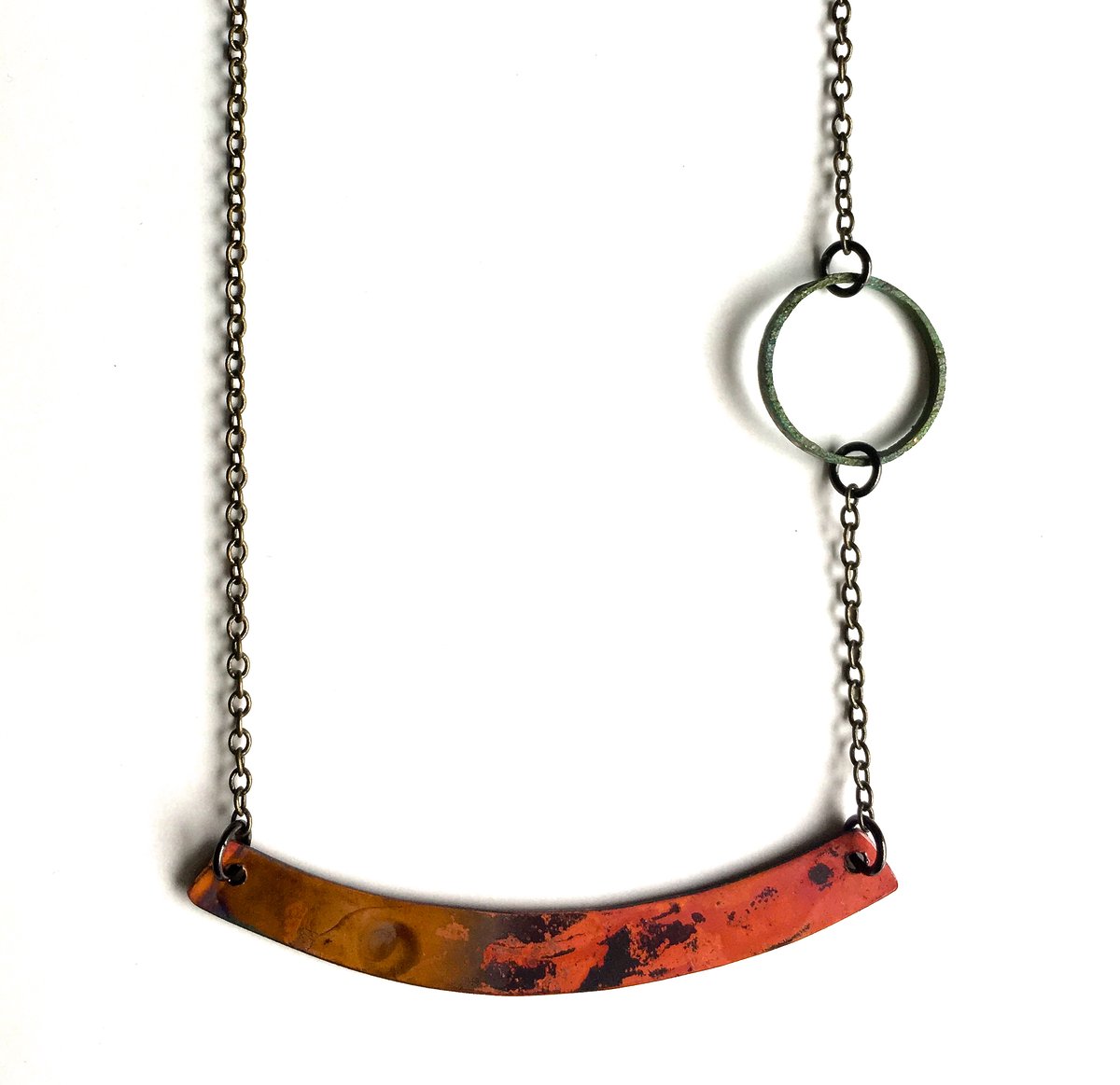 Heat Patina Necklace Courtneyfischer