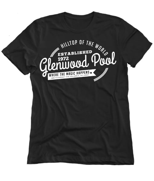 Image of Glenwood Pool Black Tee 