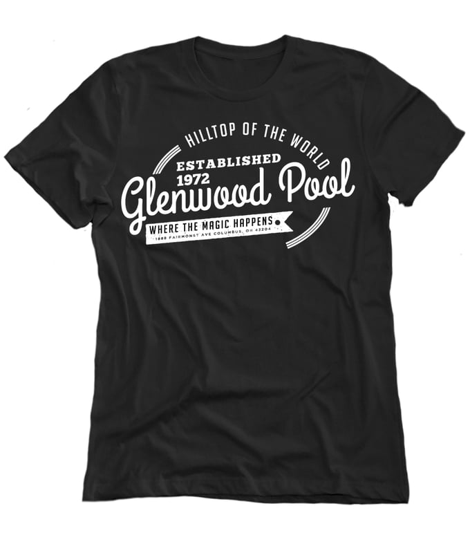 Image of Glenwood Pool Black Tee 