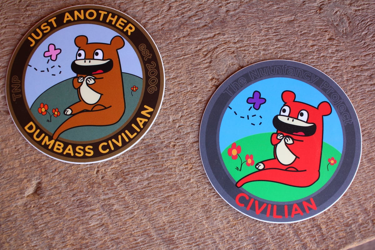 Image of Civilian Bear Stickers