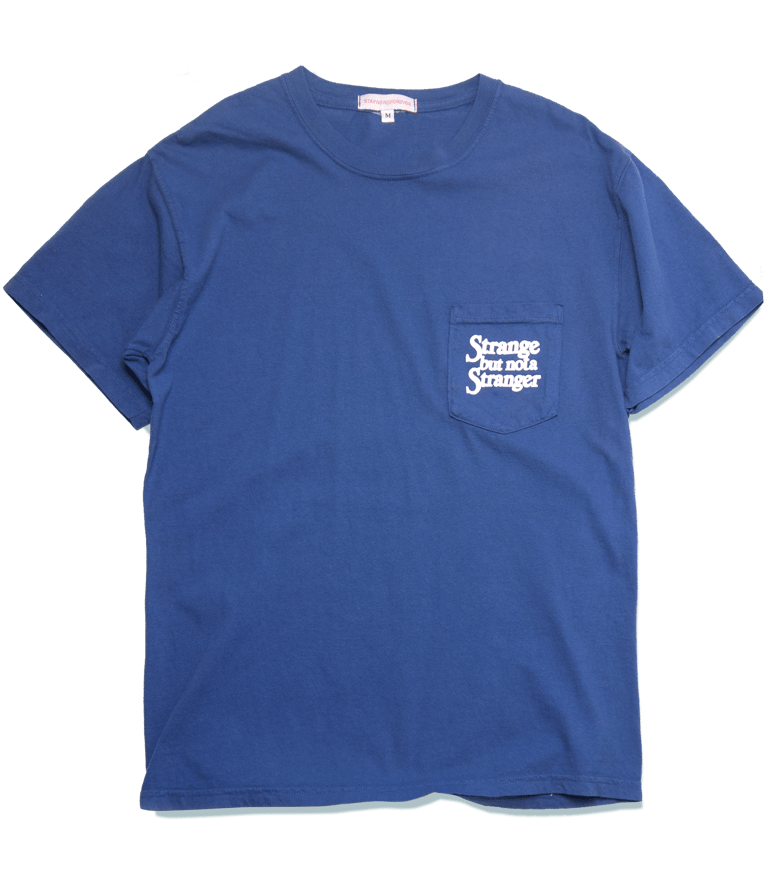 Image of Strange, but not, Pocket T, Blue