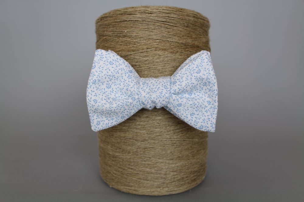 Image of Nœud papillon "MilleFolia Bleu "