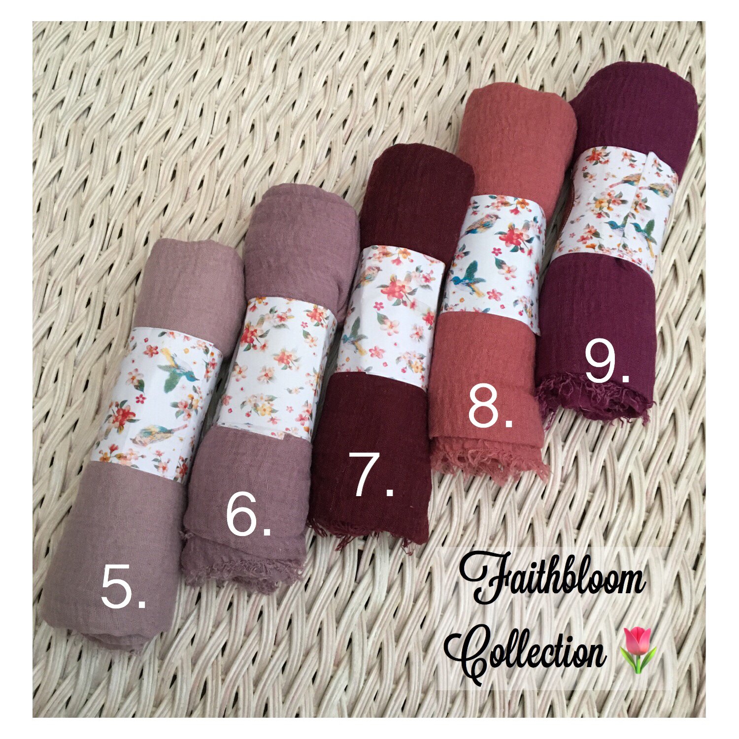 Image of Soft Cotton Hijab Collection (Originally £7.65)