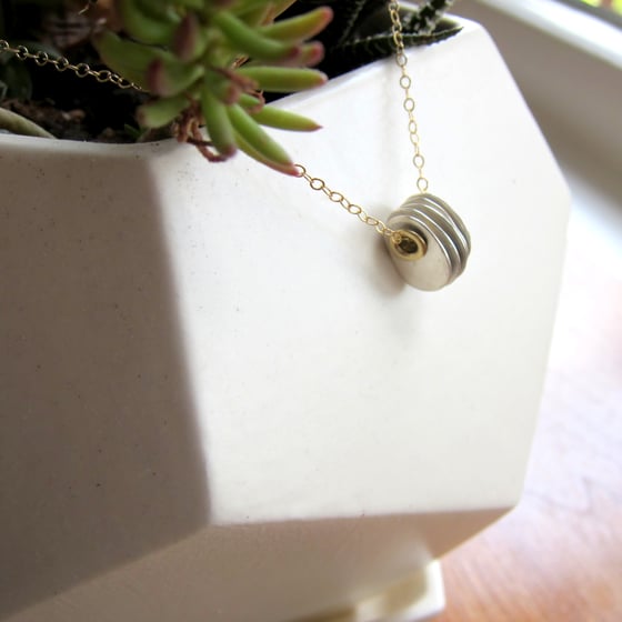 Image of rivet small necklace