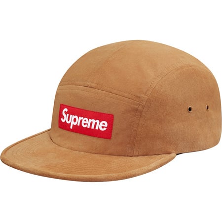 suede camp cap