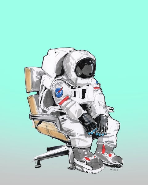 Image of Eamestronaut 1.0 print
