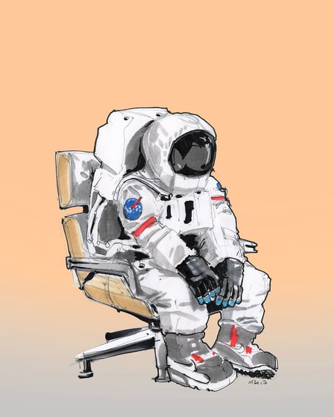 Image of Eamestronaut 2.0 print