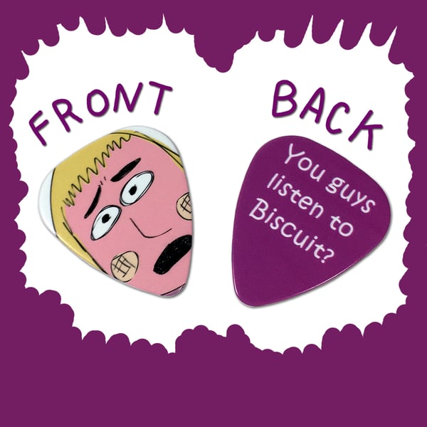 Biscuit guitar pic - Sick Animation Shop
