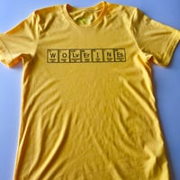 Image 3 of periodic wolverines. - graphic tee