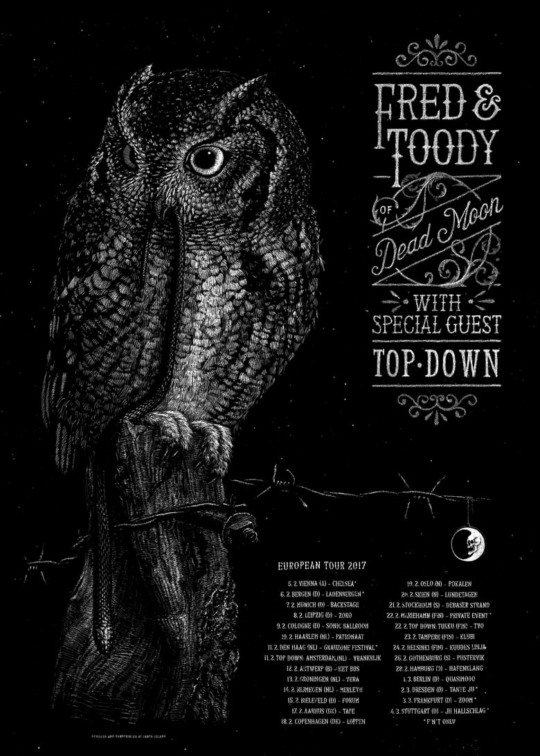 Image of »Fred & Toody« Gigposter