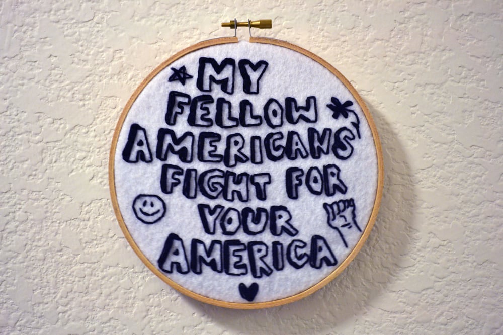 Image of Fight for Your America Embroidery
