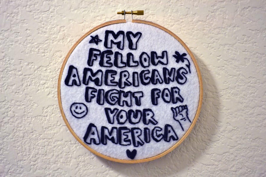 Image of Fight for Your America Embroidery