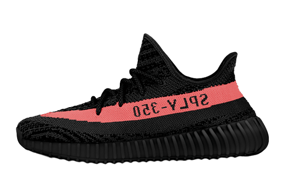 Image of Yeezy Boost 350 V2 Black Red