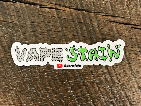 Image of VAPE STAIN sticker