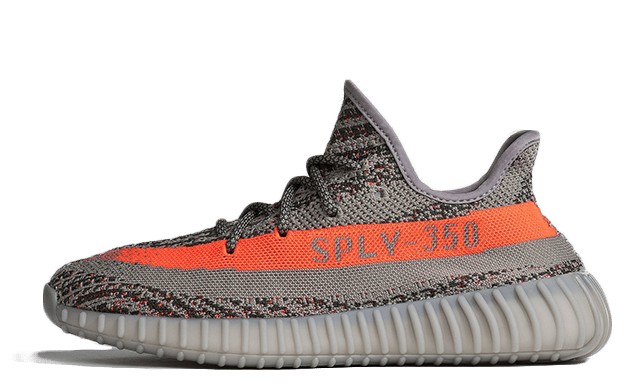 yeezy shoes grey orange