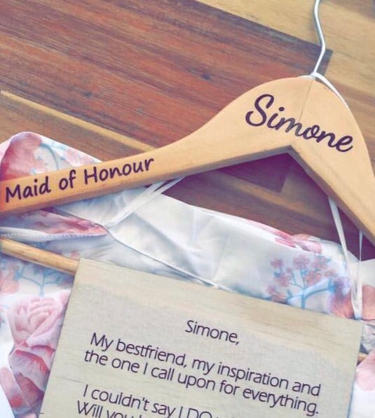 Image of BRIDESMAID COAT HANGERS