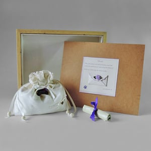 Image of Heart and Paw Print - Flowers and Flourish (00175) Free Postage and Packing