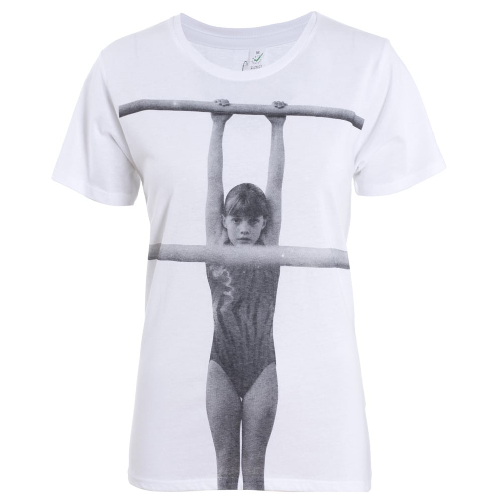 Valerie Phillips "Gymnast" print T-Shirt for JaguarShoes Collective