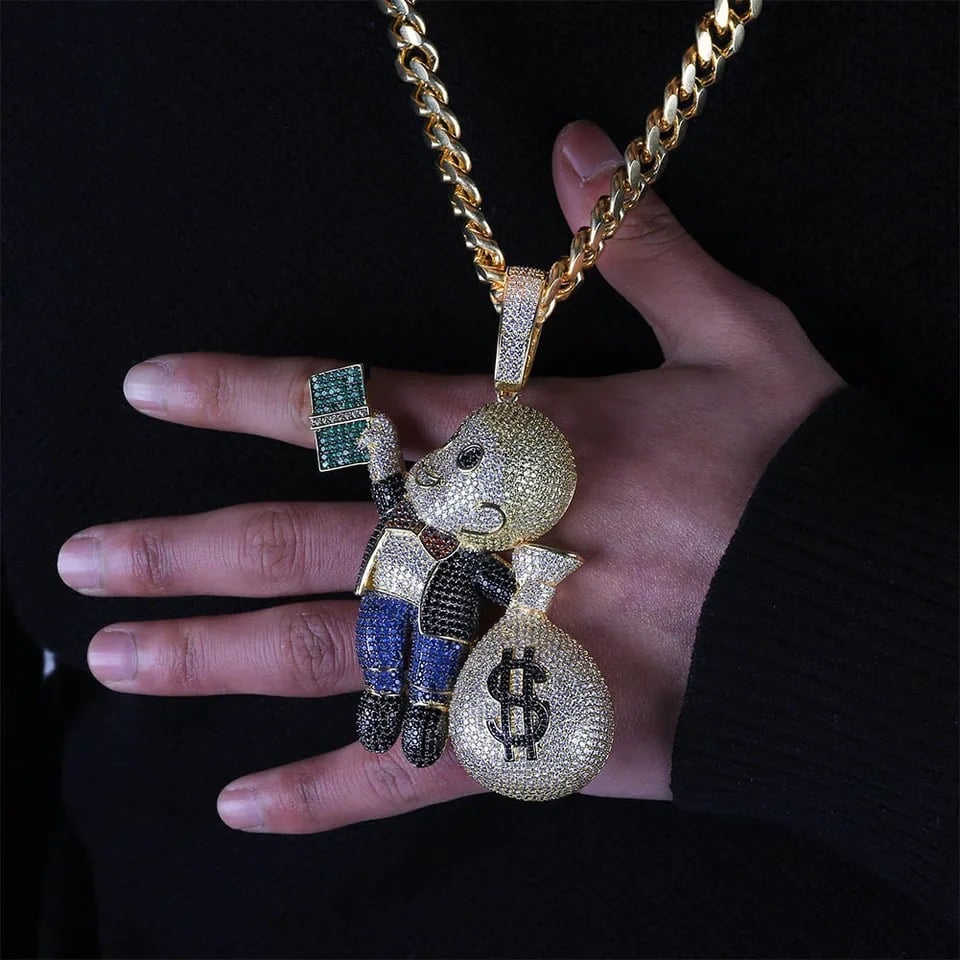 Dolla Gangsta Kidd Pendant Necklace Chain | Land Ov Da Raw Enterprise