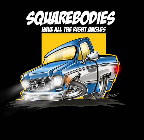Image of SQUAREBODY...ALL THE RIGHT ANGLES (BLUE)
