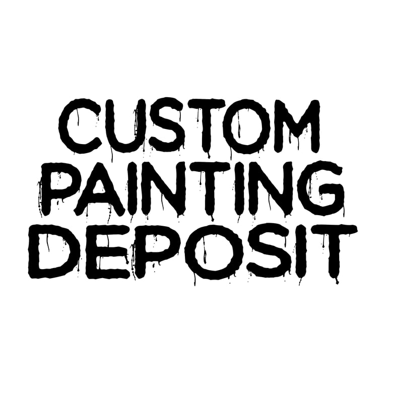 Image of custom painting deposit