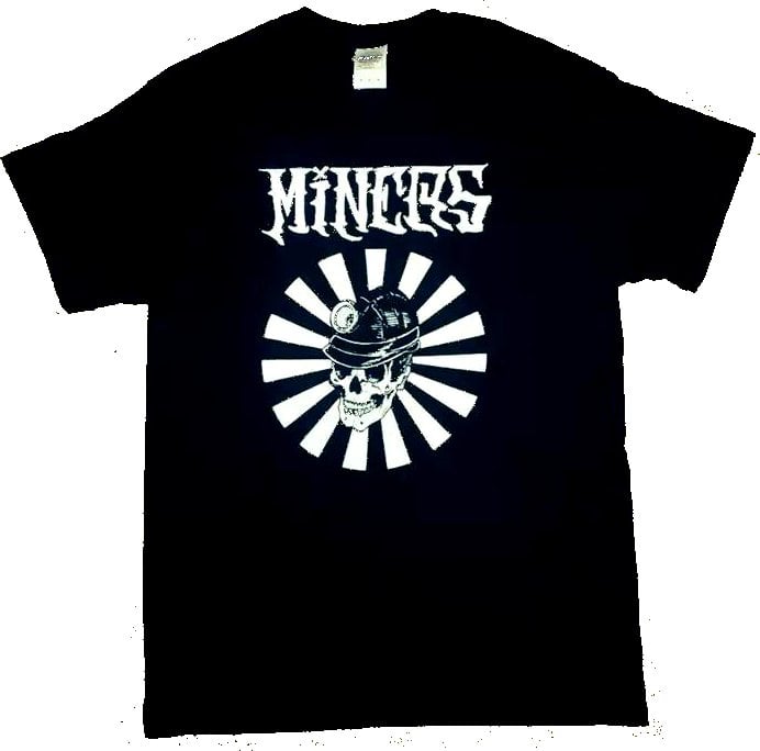 Image of MINERS TEE /  SKULL BURST LOGO 