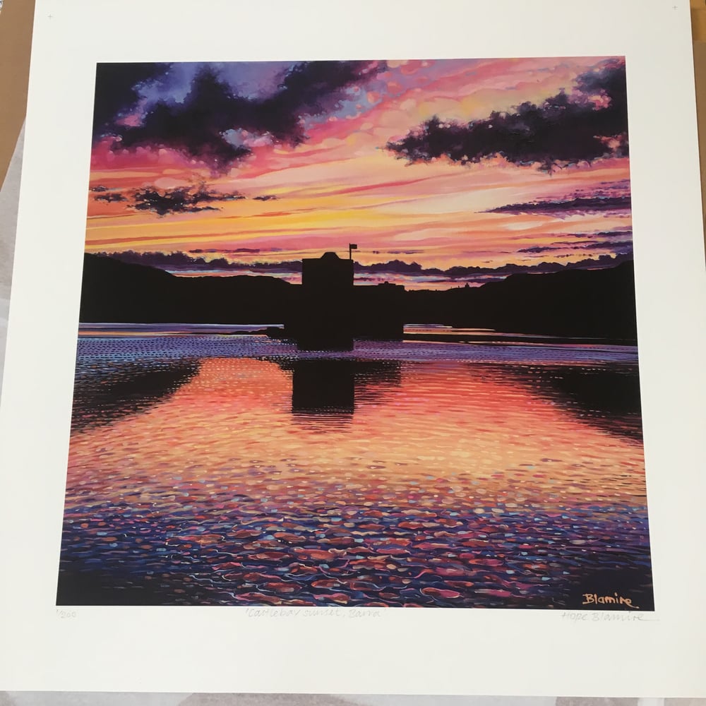 Image of Barra sunset LARGE giclée print