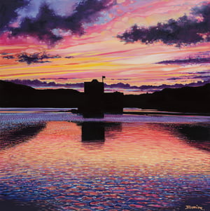 Image of Barra sunset LARGE giclée print