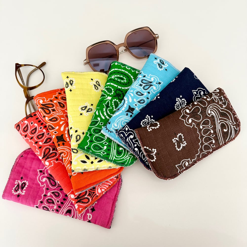 Image of Bandana eyeglass case