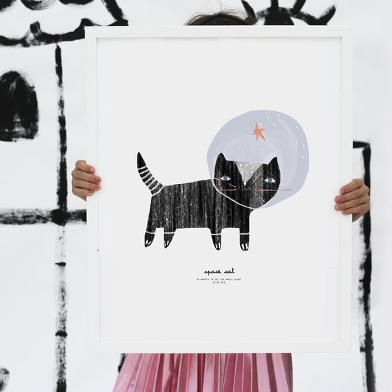 Image of ART PRINT | SPACE CAT