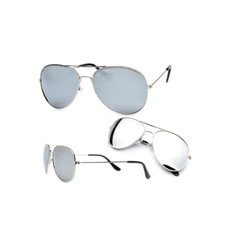 Image of Mirrored Aviator Sunglasses