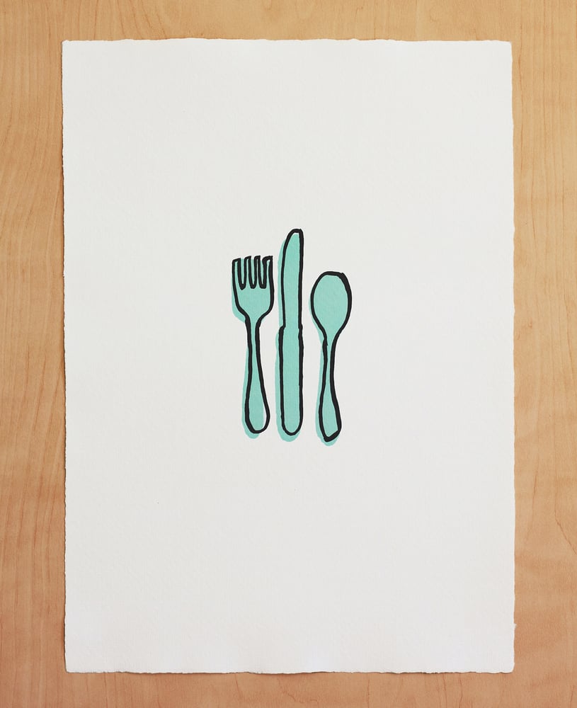 Image of CUTLERY Print