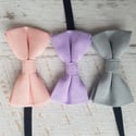Frankie Plain Coloured Cotton Bowties 