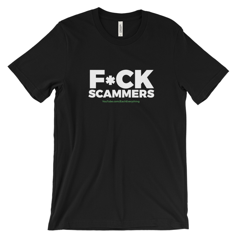 Image of FUCK SCAMMERS Unisex Tee