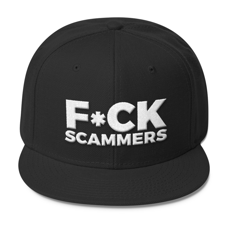 Image of FUCK SCAMMERS Snapback Cap