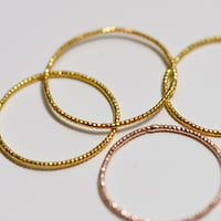 Image 1 of Set de 4 bagues "Shiny" Summer // 4 shiny rings