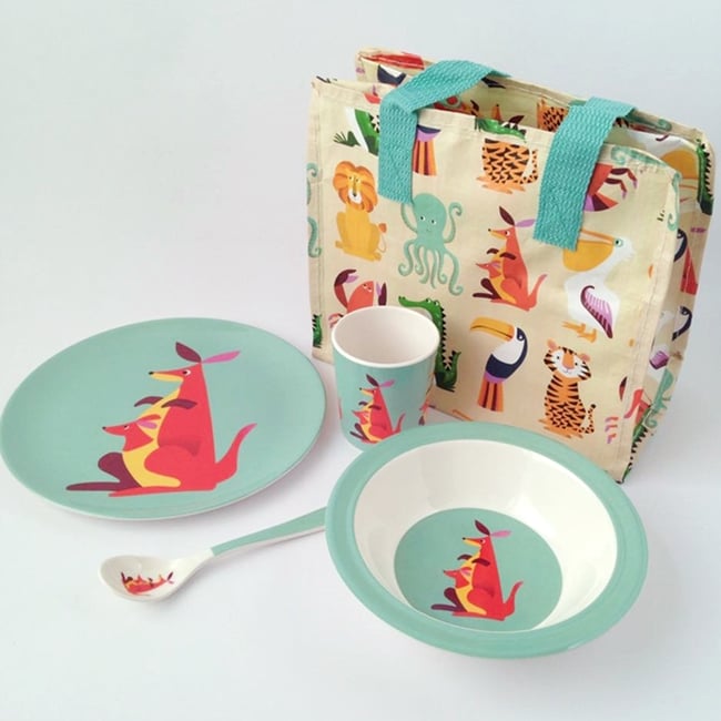 Kangaroo Melamine Mealtime Set