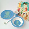 Octopus Melamine Mealtime Set