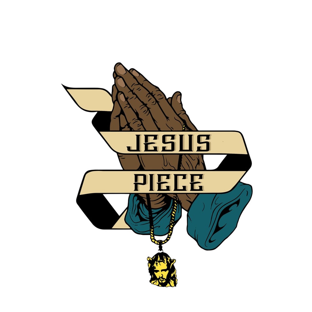 Image of Jesus Piece Logo Stickers