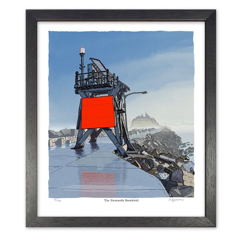 The Newcastle Breakwall, Limited Edition print Image 5