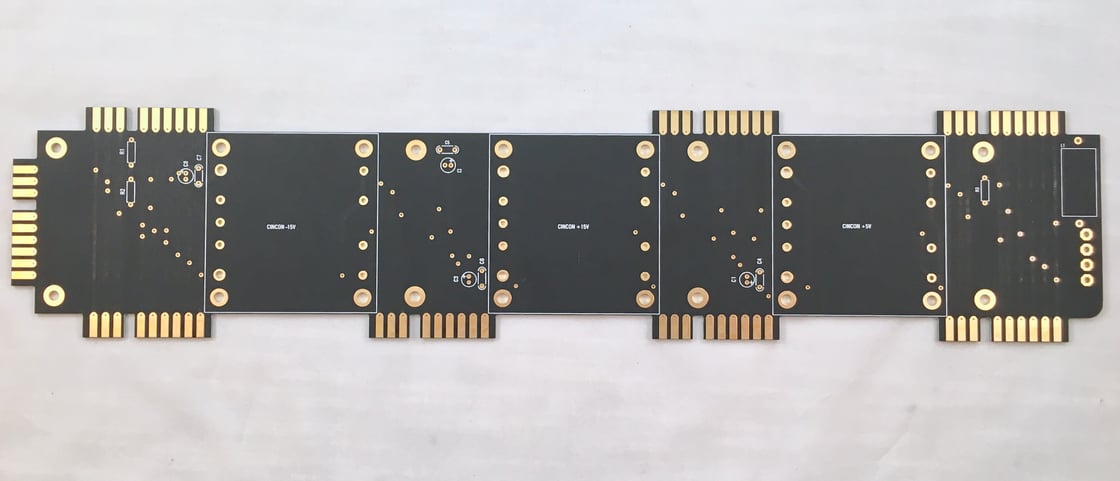Image of Buchla power Distro (Power Bus) boards