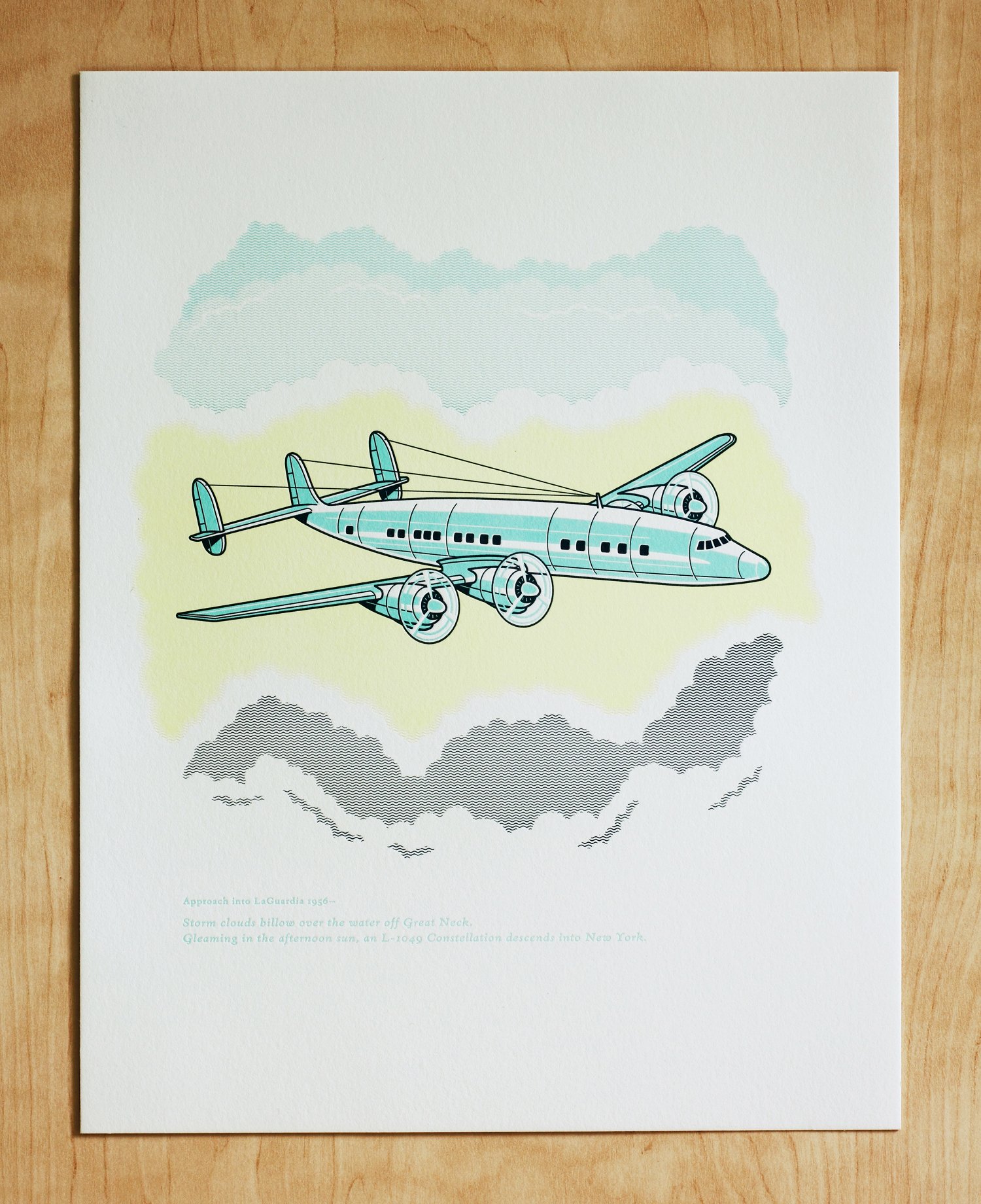 Image of CONSTELLATION AIRPLANE Print