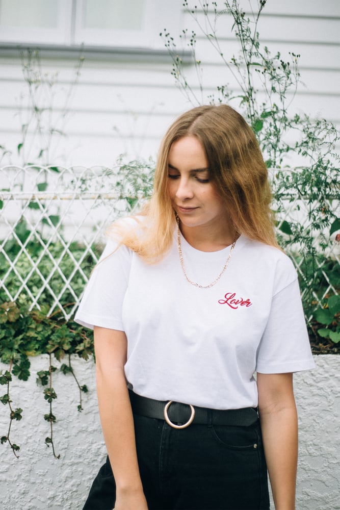 Image of Lover Embroidered Tshirt