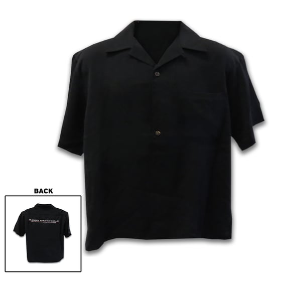 Image of Men's Camp Shirt Black button down
